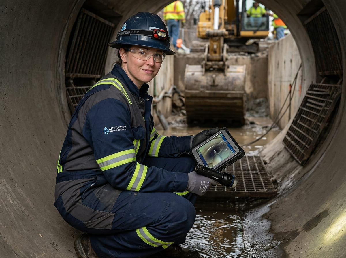 Sewer Line Inspection & Replacement in Greenbrier